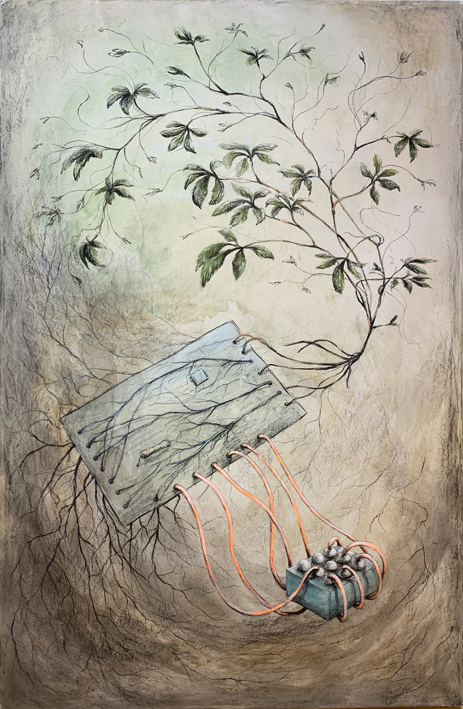Technical Hybrid Painting 3